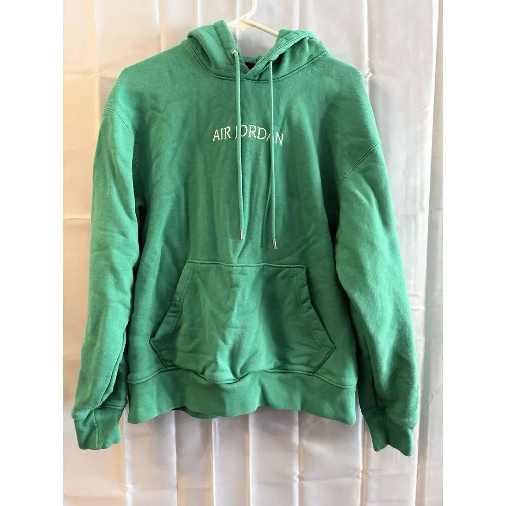 Air‎ Jordan Men's M Fleece Heavy Hoodie Sweatshirt Green Athletic Performance